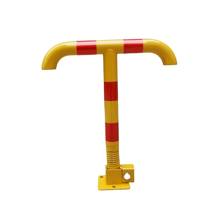 Car Parking Lot Fold Down Spring Lock Bollard