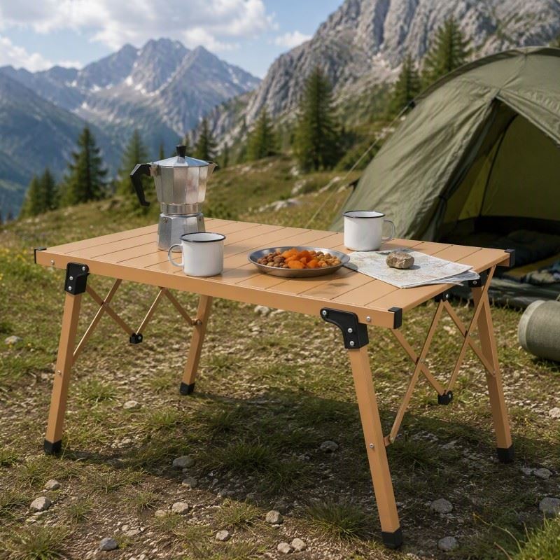 Folding Metal Outdoor Dining Table high quality