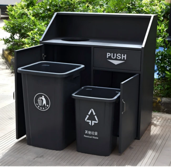 Large Stainless Steel Trash Can For Kitchen