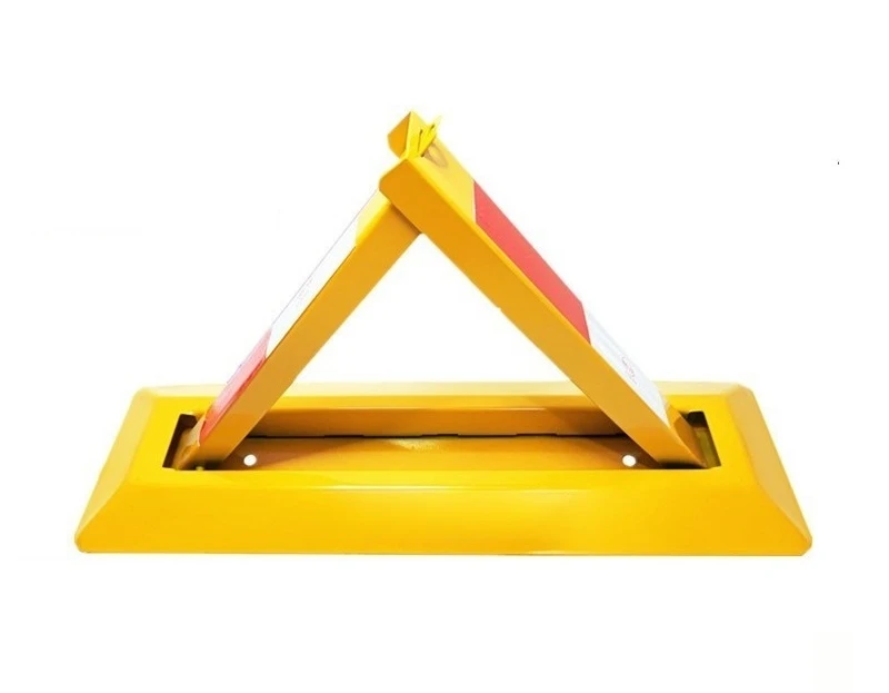 Lockable Fold Down Triangle Parking Barrier
