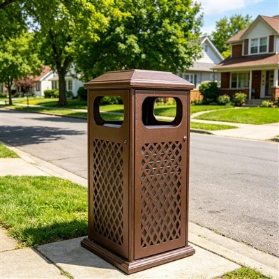 Outdoor Patio Trash Can