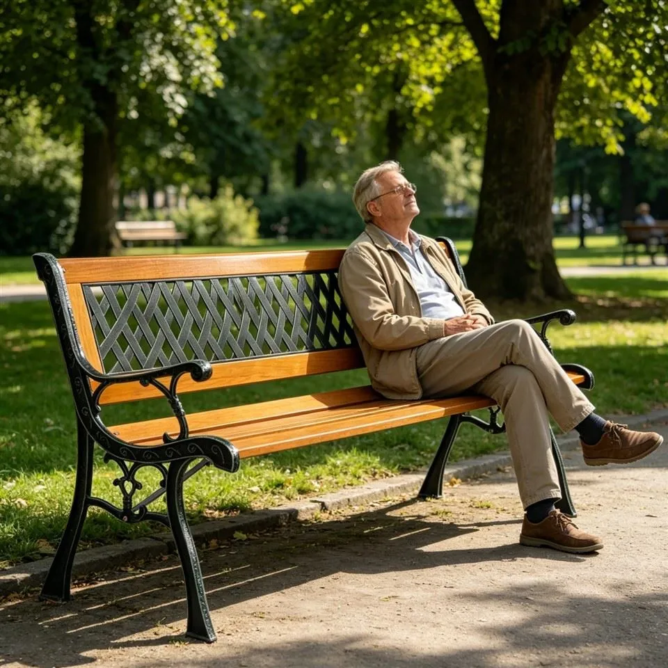 Solid Wood Park Benches high quality